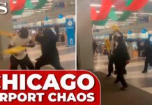 Ξύλο μεταξύ ανδρών στο αεροδρόμιο του Σικάγου