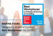 H Marine Tours κατατάσσεται στα Best Workplaces™ 2025
