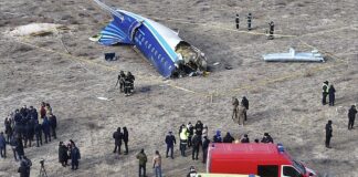 «Το αεροσκάφος της Azerbaijan Airlines πιθανότατα χτυπήθηκε από εξωτερικά αντικείμενα»