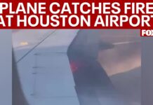 Αεροπλάνο της United παίρνει φωτιά κατά την απογείωση