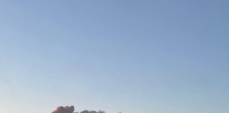 Αεροδρόμιο στις φλόγες στην περιοχή Σαράτοφ της Ρωσίας