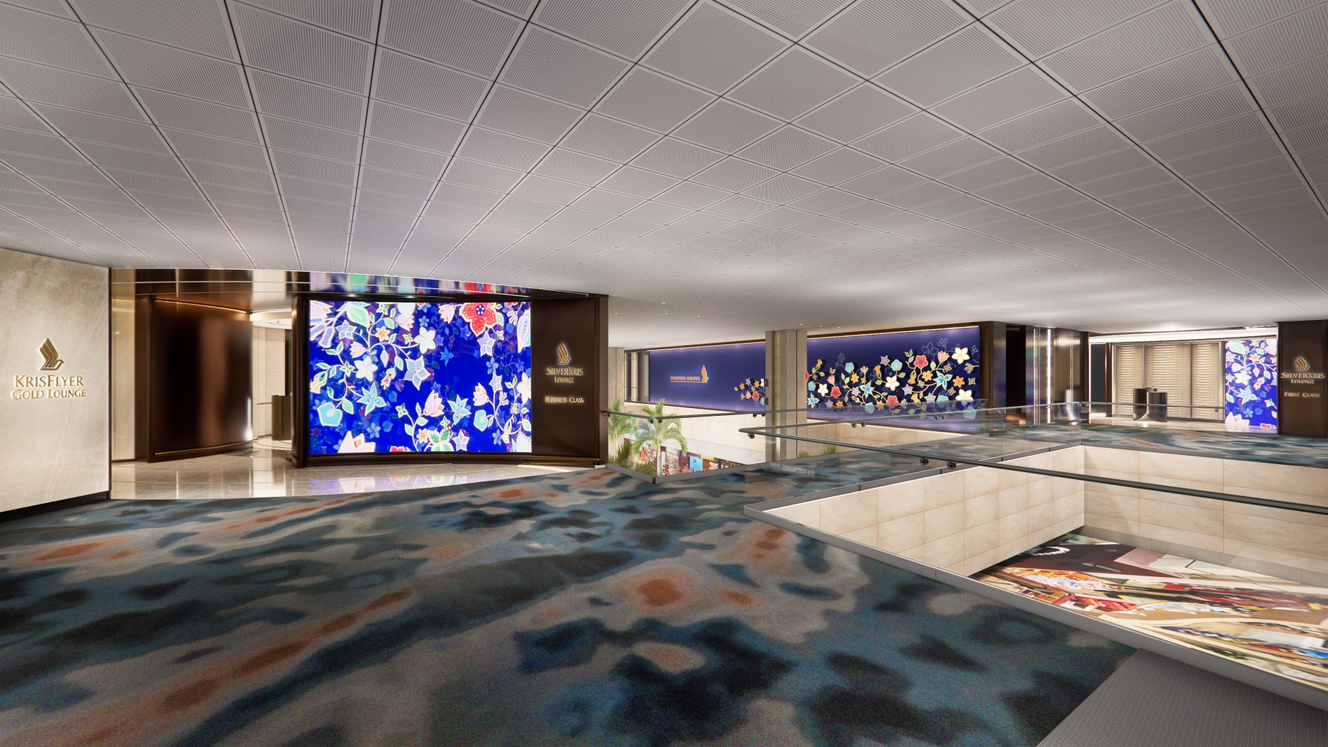 Artist Impression - T2 SilverKris and KrisFlyer Gold Lounges