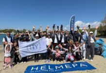 Δράση καθαρισμού παραλίας από το Hellenic Yacht Masters’ Club σε Συνεργασία με τη HELMEPA