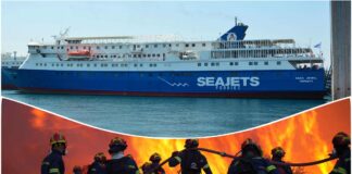 SEAJETS: Δωρεάν μεταφορά πυροσβεστών προς Χίο