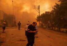 Αεροπορικές πτήσεις διακόπηκαν στο αεροδρόμιο Σμύρνης λόγω πυρκαγιών