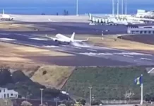 Τρόμος στον αέρα: Βίντεο δείχνει επικίνδυνη προσγείωση στη Μαδέρα