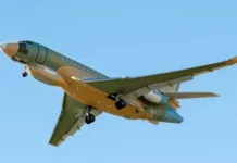 Παρθενική πτήση για το γαλλικό αεροσκάφος πληροφοριών Archange