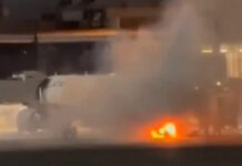 Φωτιά σε μηχάνημα φόρτωσης προκαλεί καπνούς σε αεροπλάνο της Βραζιλίας