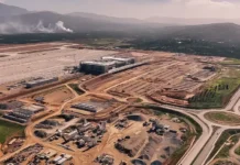 Μέσα στο εργοτάξιο του νέου διεθνούς αεροδρομίου στο Καστέλλι