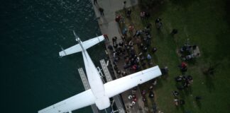 Η Ιτέα στον χάρτη των υδροπλάνων μετά την πρώτη προσθαλάσσωση