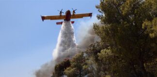 Μυτιλήνη: Πρόβλημα στα φρένα πυροσβεστικού αεροσκάφους κατά την προσγείωση