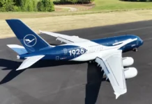 Το γιγαντιαίο τηλεκατευθυνόμενο Airbus A380 που πετά σαν αληθινό αεροσκάφος