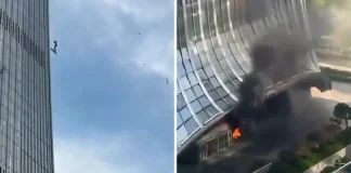 Πέπλο μυστηρίου στη συντριβή αεροσκάφους σε ουρανοξύστη του Πεκίνου
