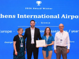 Νέα διεθνής διάκριση για το Αεροδρόμιο Αθηνών από την Air Transport Research Society