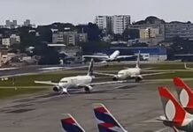 Σάο Πάολο: Αεροσκάφος απογειώθηκε στο τελευταίο λεπτό